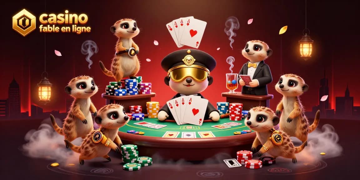 Découvrez un casino fiable en ligne animé par des suricates, avec des éléments de jeu vibrants et authentiques.