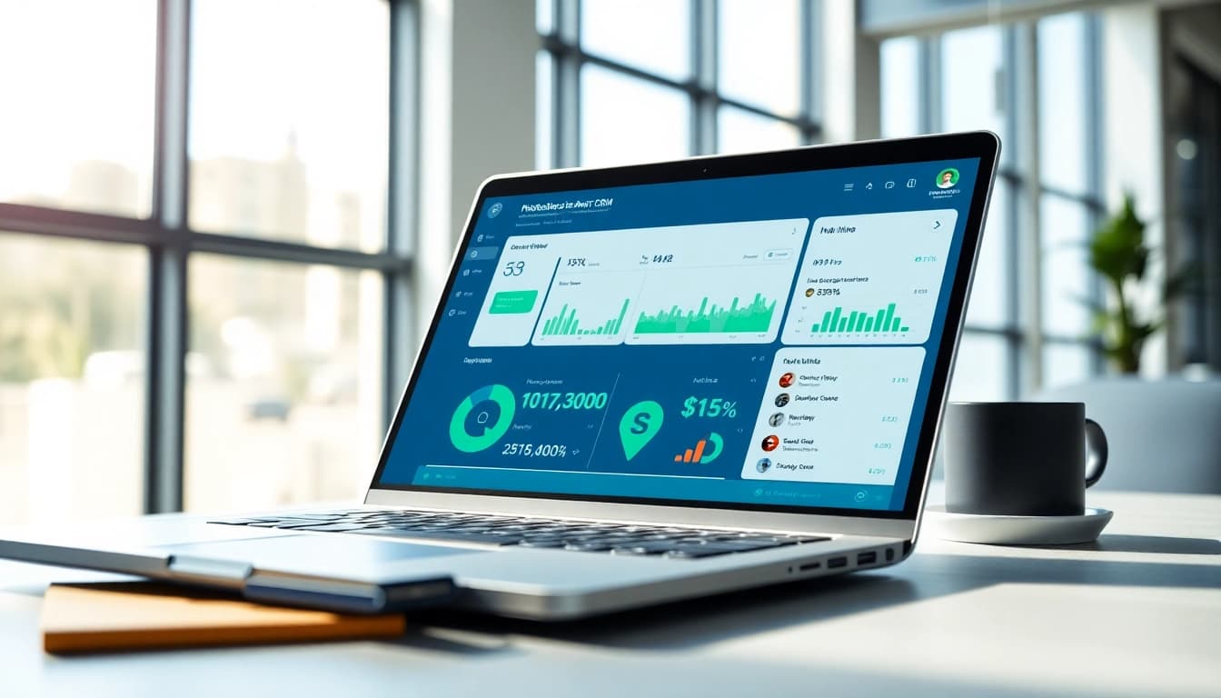 Explore the vibrant interface of WhatsApp Smart CRM in a modern office setup, highlighting user interaction.