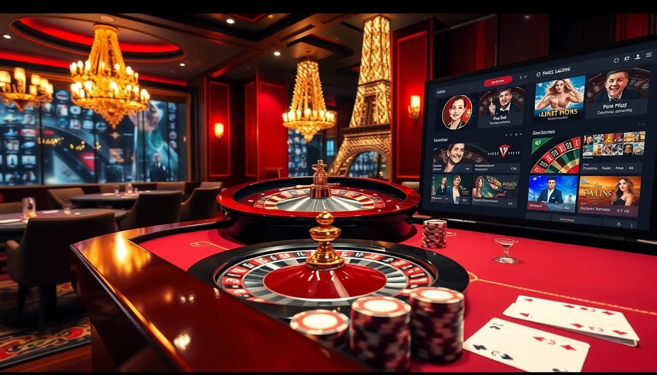 Découvrez le jeu de luxe au casino en ligne France avec une action de roulette et de poker vibrante.