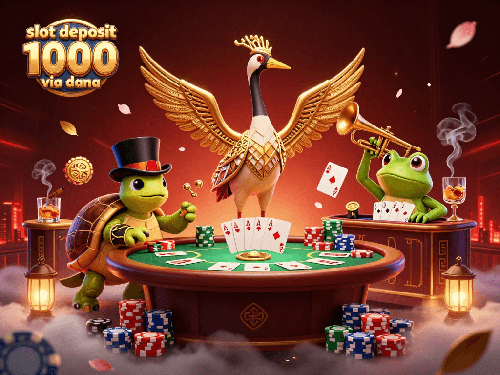 Menangkan permainan dengan slot deposit 1000 via dana di kasino virtual yang megah.