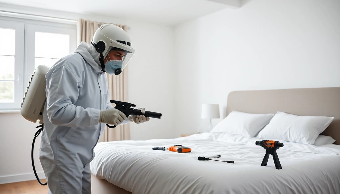 Assessing bed bug treatment cost in a professional pest control setting with a focused technician