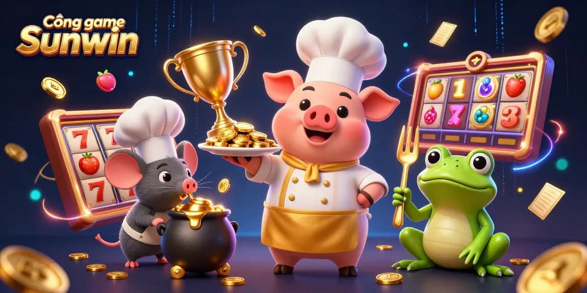 Cổng game Sunwin offers an exciting adventure with vivid characters in a vibrant casino world.