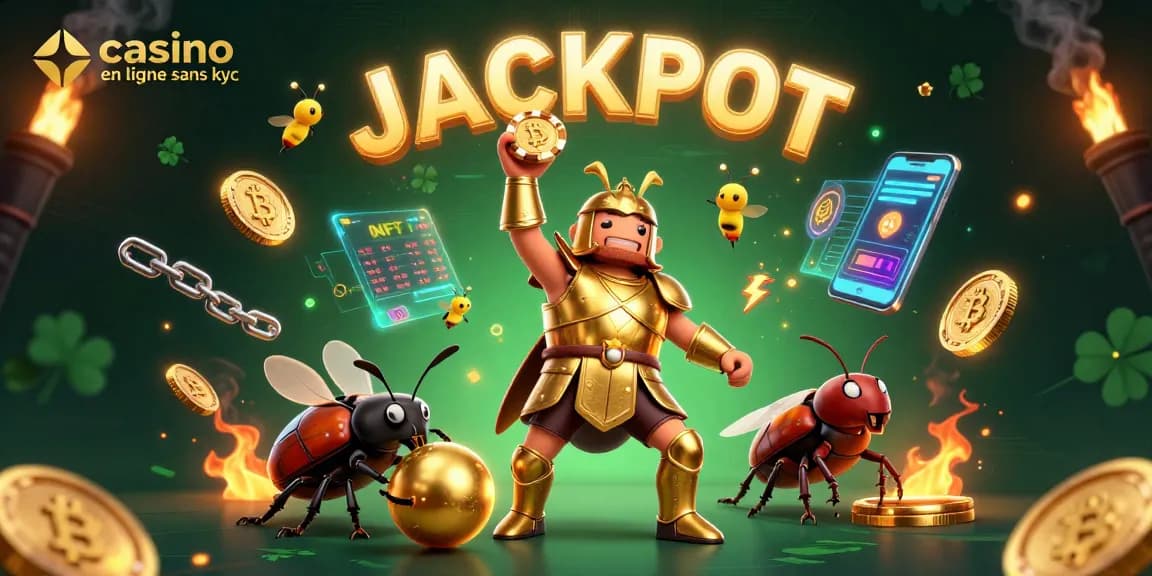Gagnez les jackpots dans un casino en ligne sans KYC avec des jeux d'argent anonymes et amusants.