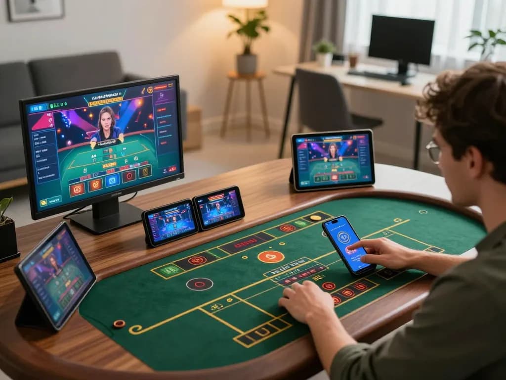 Engaging in online gaming under conto gioco senza documenti with live dealers and mobile devices.