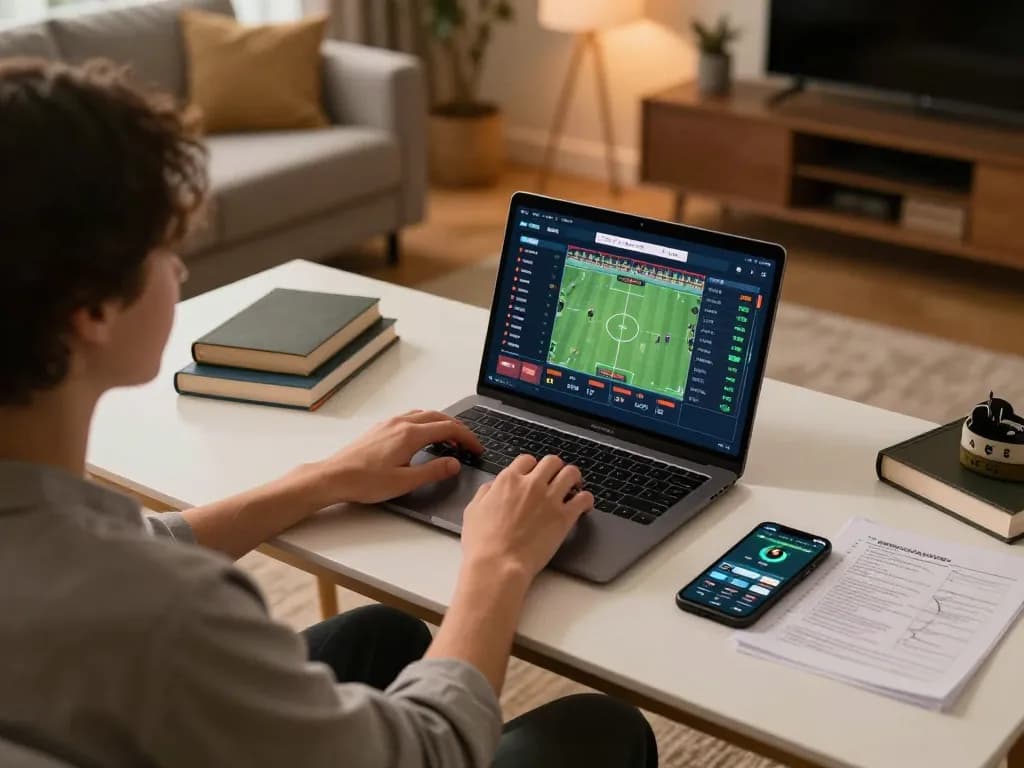 Experience seamless betting on https://nddo.org with a person engaged in online sports wagering.