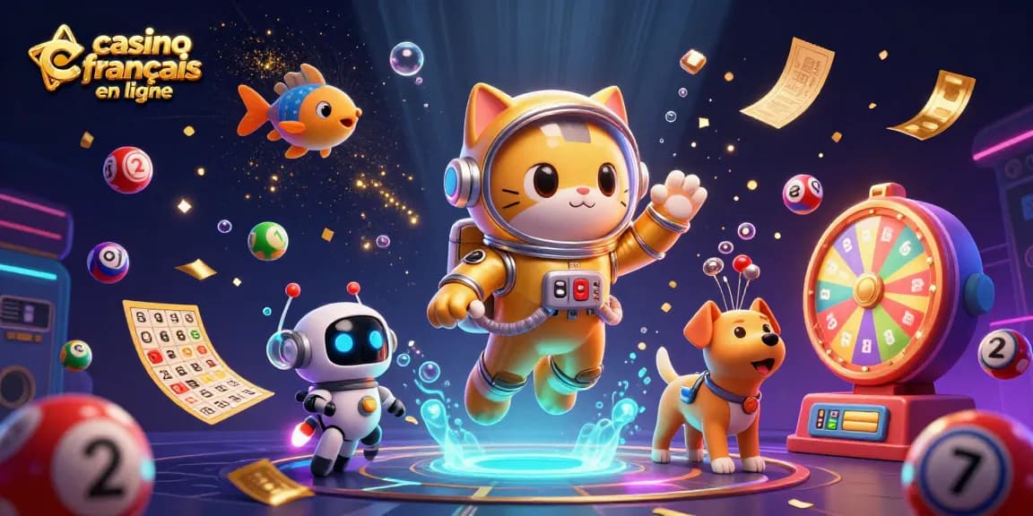 Jouez avec le meilleur de casino français en ligne dans un univers vibrant et animé.