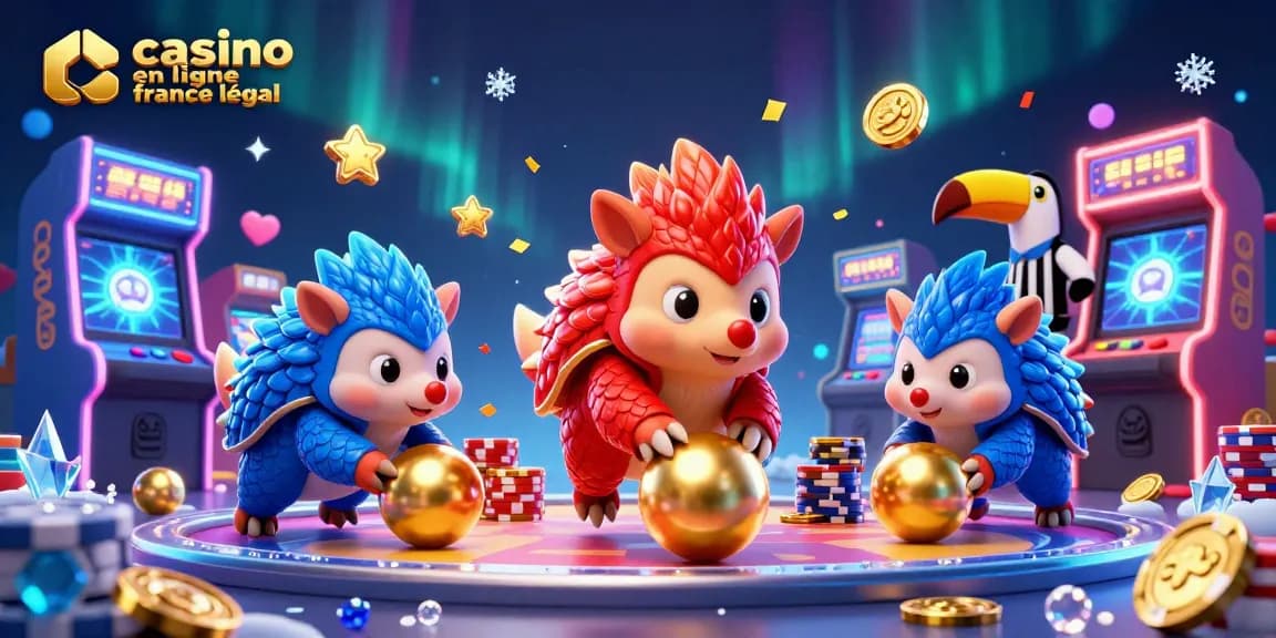 Jouer au casino en ligne France légal avec énergie et fun grâce aux pangolins et à l'univers du jeu.