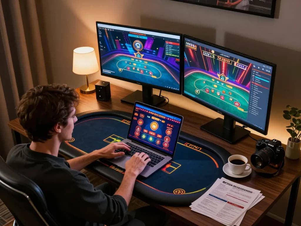 Rasakan keseruan paris888 dalam pengaturan permainan kasino online yang stylish dengan gameplay poker yang dinamis.