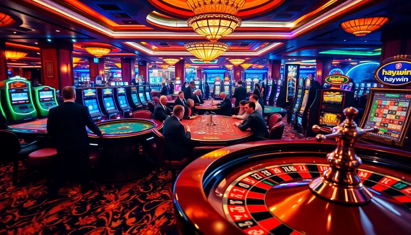 Experience the thrill of gaming at hay.win with vibrant tabletop action and luxurious casino ambiance.