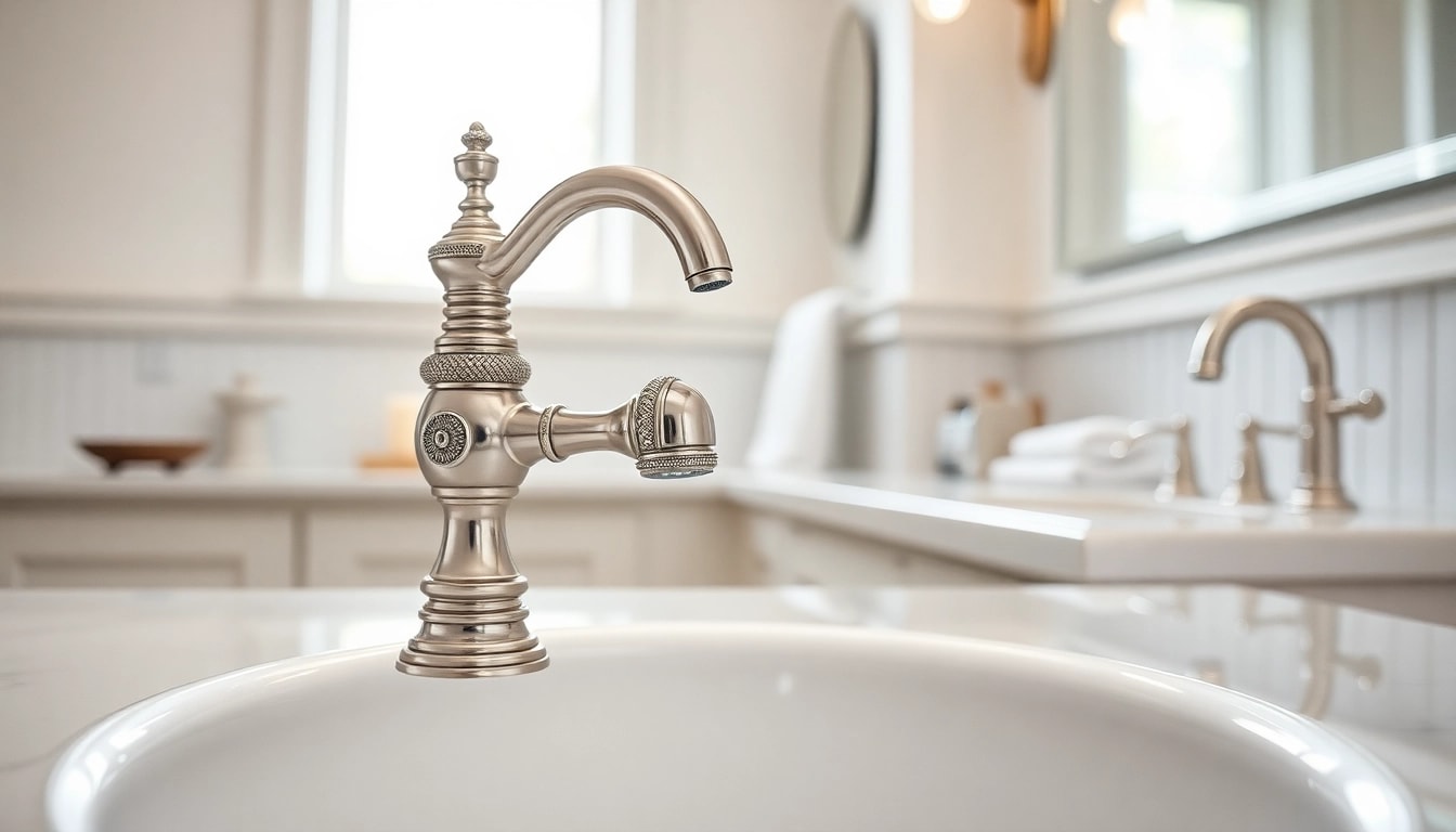 Showcase of an American Standard faucet highlighting its elegant design and quality features.