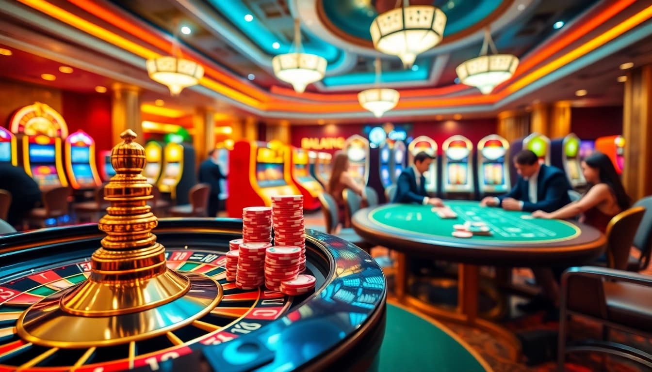 Engage in thrilling gaming at https://jun88buzz.info/ featuring vibrant casino tables and exciting poker action.