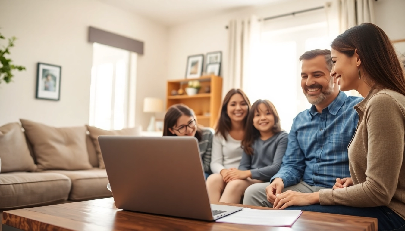 Enhance your home warranty with fast claims from dedicated professionals assisting a family.