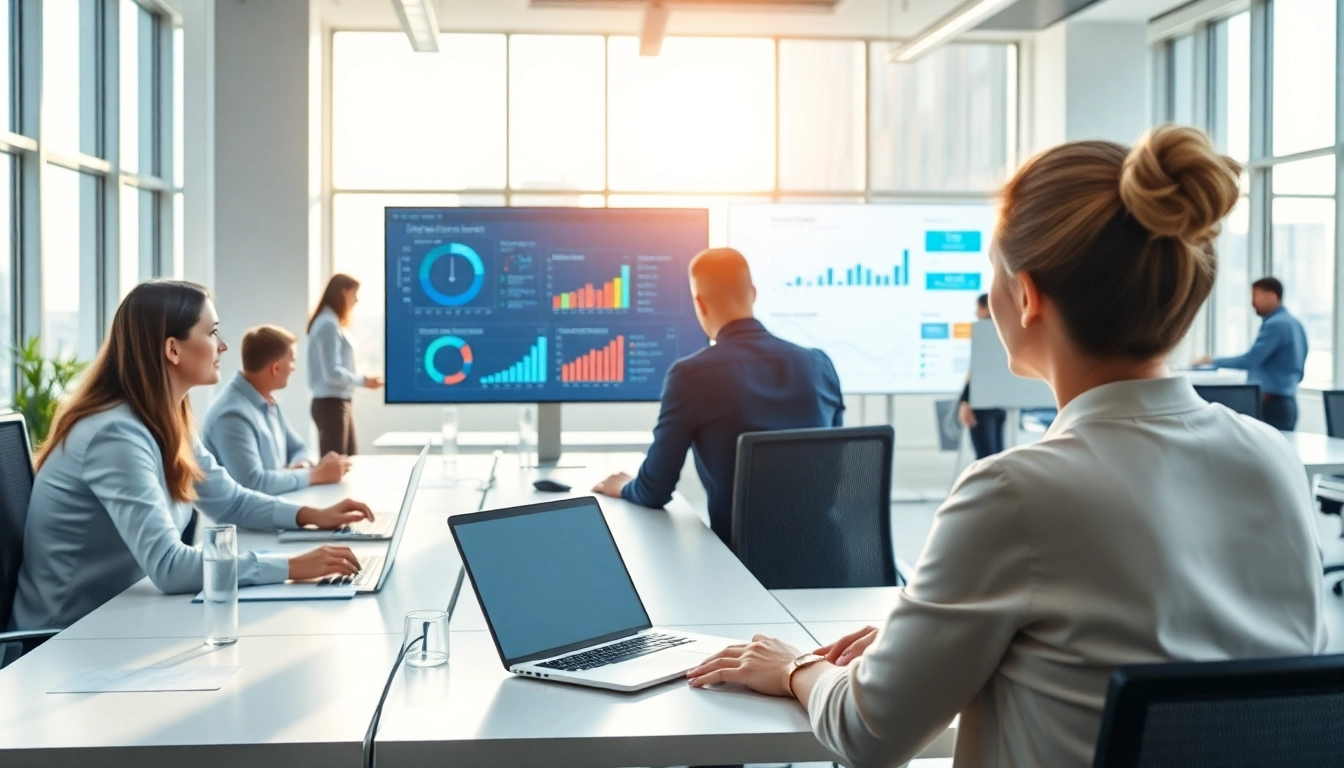 AI assistant for enterprise streamlining workflows in a modern office setting