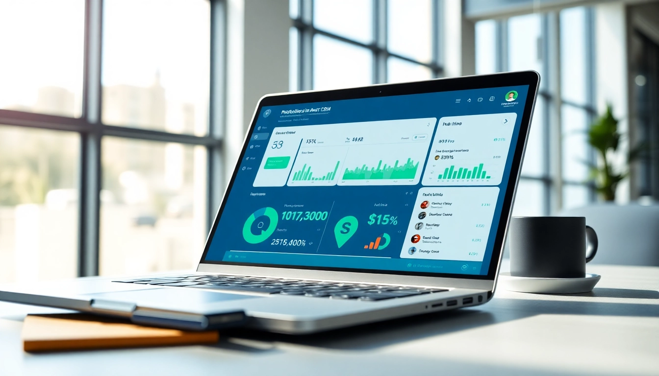 Explore the vibrant interface of WhatsApp Smart CRM in a modern office setup, highlighting user interaction.