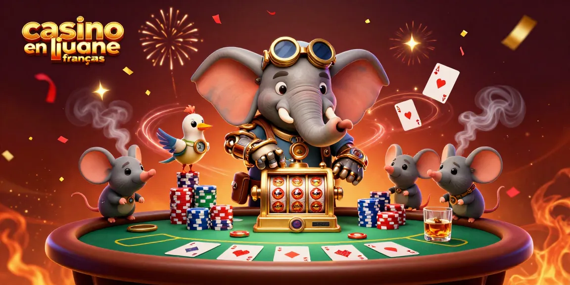 Gagnez à la machine à sous dans un casino en ligne français vibrant d'énergie.