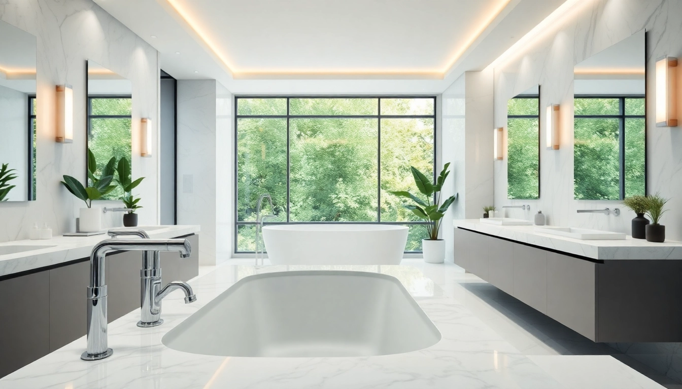 Revitalize your space with inspiring bathroom renovations near me featuring modern design.