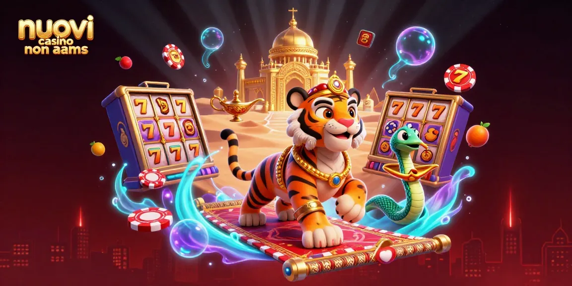 Scopri i nuovi casino non AAMS attraverso illustrazioni animate super dettagliate che evocano avventure ludiche