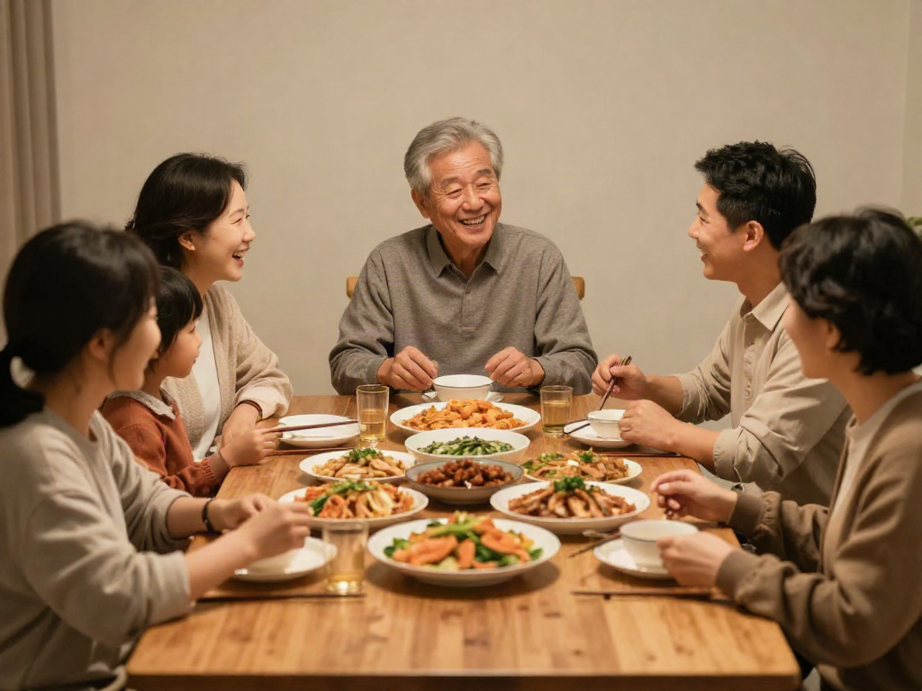 ROKOK88 family gathering celebrating respect for parents with heartfelt moments.