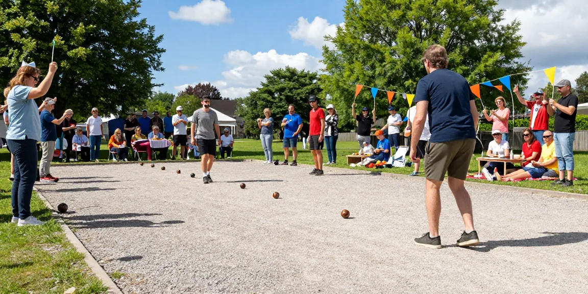 Suasana akrab di lapangan petanque fopikotamakassar.org dengan peserta dari berbagai usia.