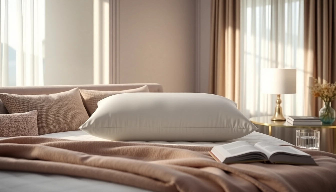 Enhance your sleep experience with the tempurpedic breeze pro pillow on a beautifully set bed.