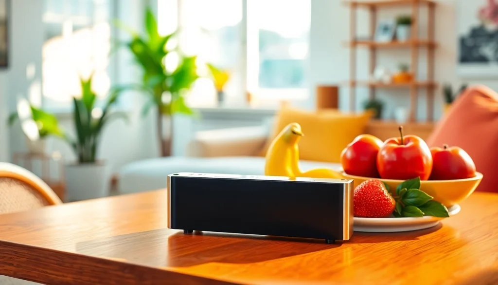 Der elf bar elfa wird stilvoll präsentiert, um die Vorteile und das Design hervorzuheben.