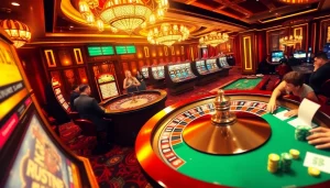 Experience thrilling moments at https://xx88.bar/ with players winning at a bustling roulette wheel in a vibrant casino.
