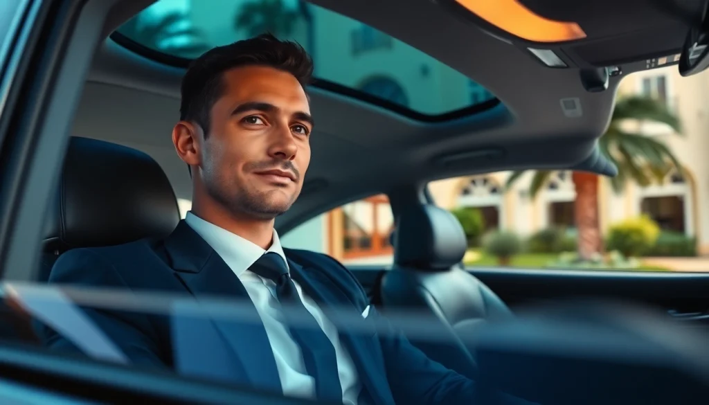 Chauffeur Hire in a luxury vehicle outside an upscale hotel, showcasing quality service.