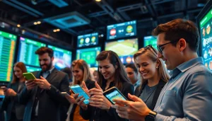 Engaging betting experience with apps highlighting best sports betting sites India.