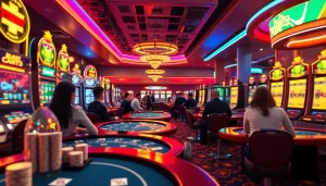 Experience the thrill of online casinos in Canada with engaging games and a vibrant atmosphere.