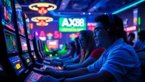 Trải nghiệm cảm giác hồi hộp của trò chơi AX88 với các cảnh chơi động và màu sắc sống động.
