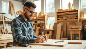 Carpentry Apprenticeship Near Me in a workshop showcasing detailed woodworking craftsmanship.