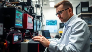 Analyze the das 140 system in a professional lab with advanced technology.