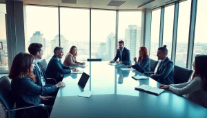 Engage with competitive intelligence faqs in an interactive business meeting scene emphasizing teamwork.