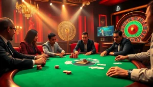 Vivez une action palpitante dans le casino en ligne France avec un jeu de poker vibrant et une atmosphère luxueuse.