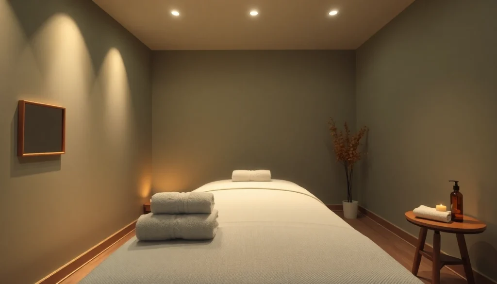 편안한 분위기와 부드러운 조명이 있는 고요한 1인샵 마사지 방을 발견하세요.